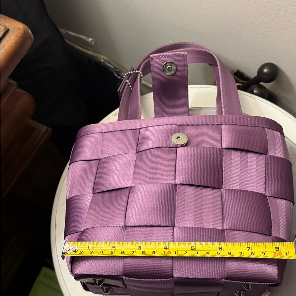 New The orginal Seatbeltbag Purple Double Handle Shoulder Bag Handbag‎ - Picture 5 of 7